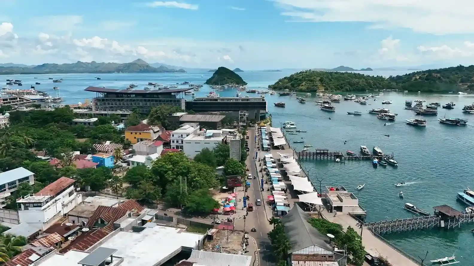 Kampung Ujung waterfront in Labuan Bajo