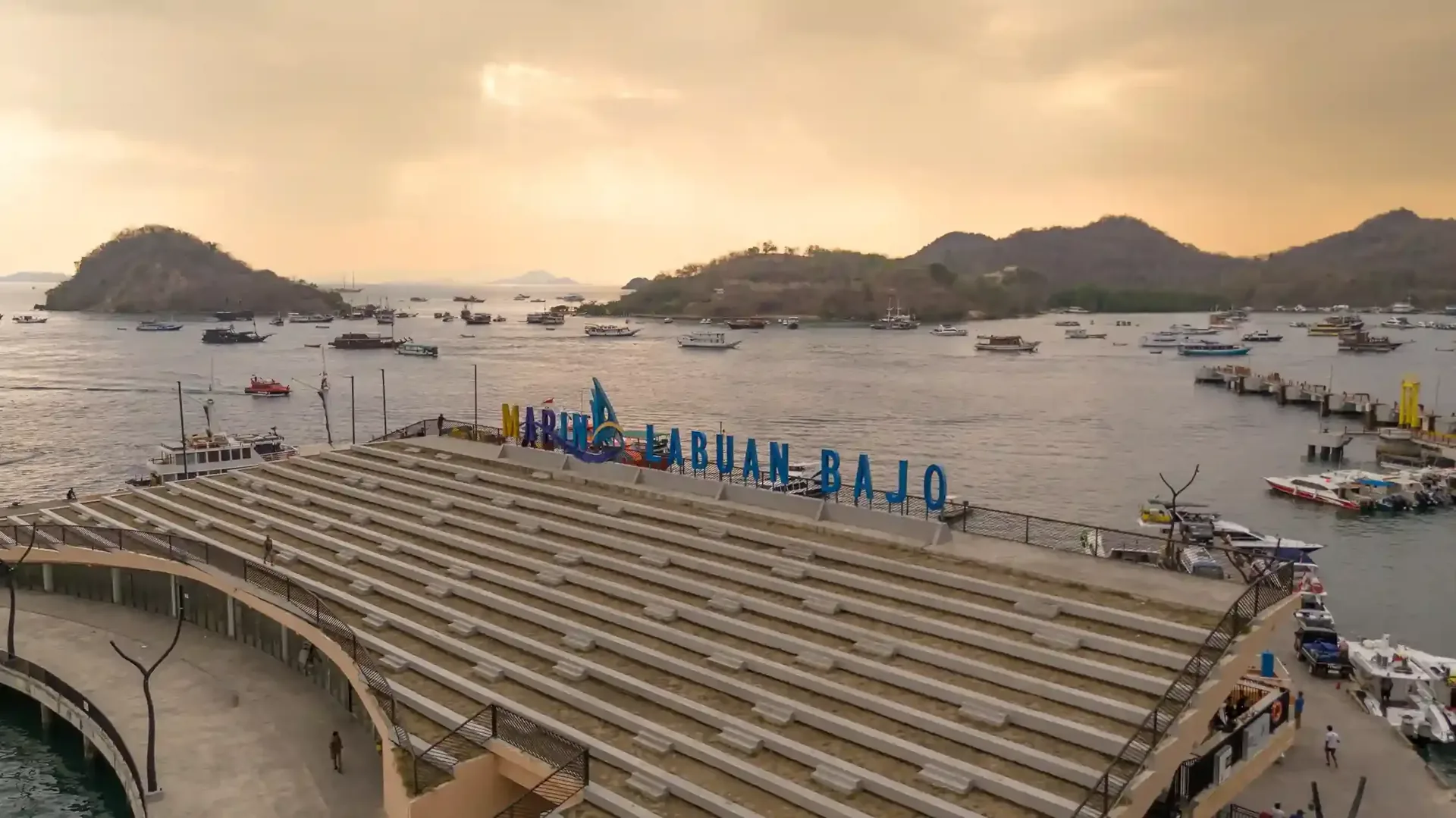 Labuan Bajo port, the gateway to Komodo National Park